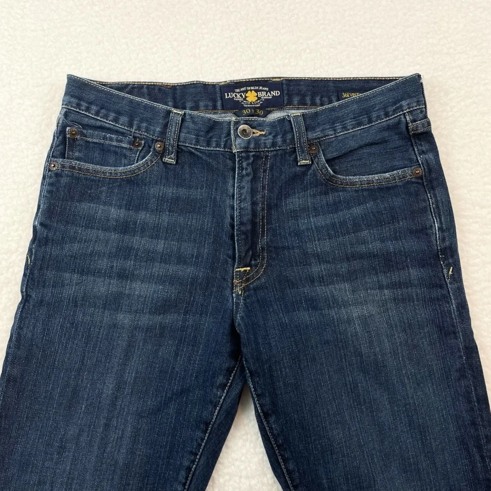 LUCKY BRAND • Blue 361 Vintage Straight Jeans, W30 - Picture 7 of 14